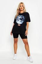 Boohoo Plus Life Slogan Planet T-shirt