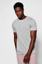 Boohoo Space Dye T-shirt Grey