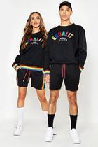 Boohoo Pride Loose Fit Sweater With Equality Applique