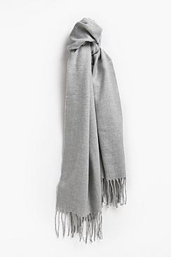 Boohoo Plain Knitted Tassel Scarf