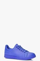 Boohoo Angel Lace Up Colour Pop Trainer Blue