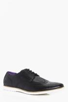 Boohoo Contrast Sole Brogue Black