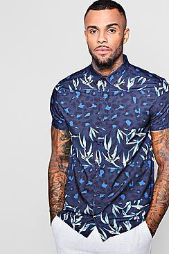 Boohoo Print Mix Short Sleeve Shirt