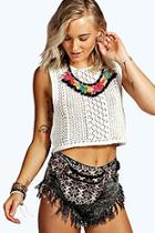 Boohoo Victoria Tribal Stitch Detail Bum Bag
