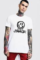 Boohoo Savage Face Print T-shirt