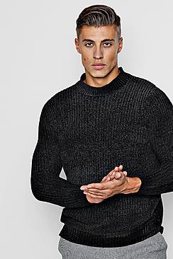 Boohoo Chenille Turtle Neck Jumper