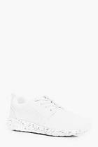 Boohoo Mesh Trainer With Speckled Sole