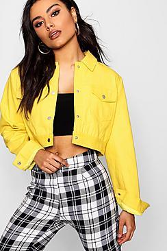 Boohoo Super Crop Trucker Jacket