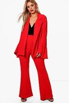 Boohoo Plus Helena Flare Trouser Co-ord