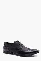 Boohoo High Shine Embossed Brogue