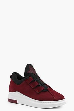 Boohoo Tegan Chunky Sole Lace Up Trainer