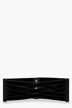 Boohoo Amy Multi Strap Cut Out Waist Belt