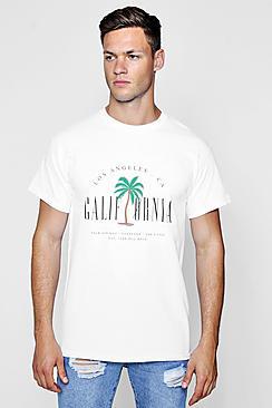 Boohoo California Print T-shirt