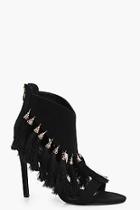 Boohoo Premium Isla Tassel Trim Stiletto
