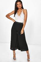 Boohoo Annia Pleated Pallazzo Trousers