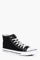 Boohoo High Top Canvas Plimsol