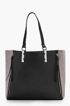Boohoo Lily Suedette Winged Tote