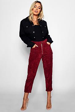 Boohoo Petite Jumbo Cord Mom Jeans