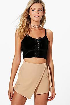 Boohoo Lola D Ring Detail Skort