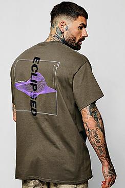 Boohoo Oversized Front + Back Graphic T-shirt