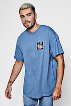 Boohoo Oversized Sacred Slogan Puff Print T-shirt