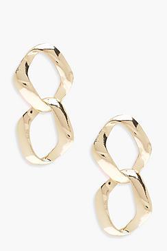 Boohoo Mollie Chain Link Earrings