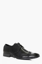 Boohoo Brogue Toe Formal Shoe Black