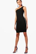 Boohoo Tall Paige One Shoulder Bodycon Mini Dress