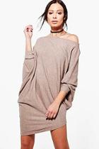 Boohoo Claire Slouchy Jumper Dress