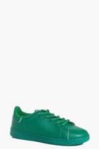 Boohoo Heidi Colour Block Trainer Green