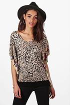 Boohoo Kerrie Leopard Print Jumper