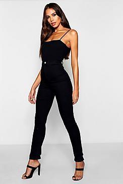 Boohoo Tall Super High Waisted Power Stretch Skinny Jeans