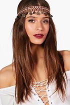 Boohoo Este Boho Coin Gypsy Headband