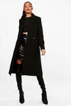 Boohoo Isobel Zip Pocket Tailored Coat