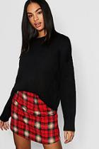Boohoo Tall Seam Detail Oversized Jumper