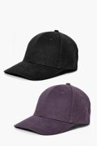 Boohoo Twin Pack Caps Multi