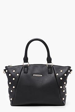 Boohoo Hannah Pearl Winged Tote