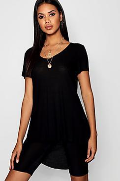 Boohoo Melissa Oversized Rib T-shirt