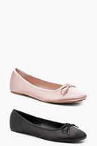 Boohoo Paige 2 Pack Ballerina