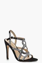 Boohoo Lizzie Diamante Embellished Cage Sandals