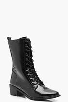 Boohoo Lace Up Western Boots