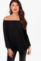 Boohoo Crinkle Blouse