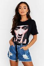 Boohoo Petite Tupac Oversized T-shirt