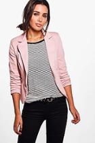 Boohoo Lexi Lined Button Tailored Blazer