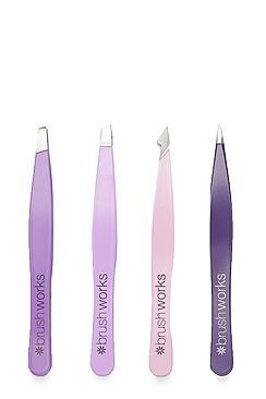 Boohoo Brush Works Hd Combination Tweezer Set