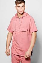 Boohoo Hoodie & Shorts Set Pink