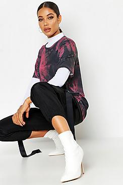 Boohoo Tie Dye Oversized T-shirt