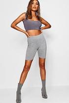 Boohoo Lucia Grey Marl Cycling Shorts