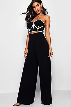 Boohoo Latoya Woven High Waisted Trouser
