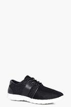 Boohoo Emma Lace Up Shimmer Trainer